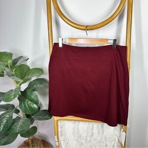 NWT Baukjen Maroon Mini Skirt sz 10